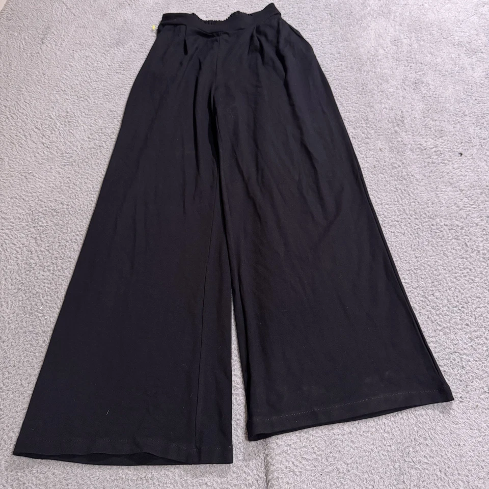 Halogen Pants Womens 6 Black High Waist Wide Leg Stretch Casual Work Flare - Image 1 of 4