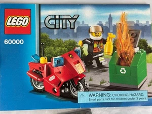 LEGO CITY: Motocicleta de Bomberos (60000) ~ Retirada ~ Completa ~ con Manual ~ - Imagen 1 de 7