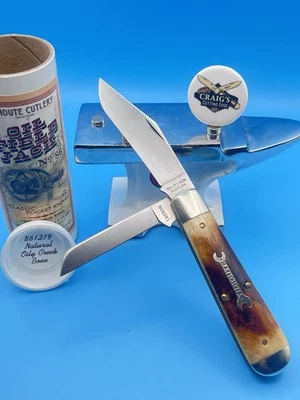 Great Eastern Cutlery GEC 86 Oil Field Jack! Oily Creek Bone!! NIT! Beautiful! - Image 1 of 4