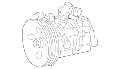 Bomba hidráulica remanufacturada genuina Mercedes-Benz 002-466-24-01-80 Foto 1 de 2