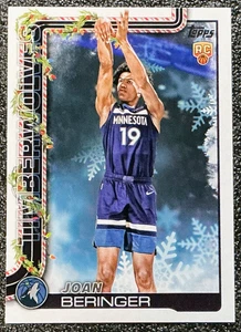 Joan Beringer 2025-26 Topps Holiday #H177 Rookies (RC) Timberwolves - Bild 1 von 2