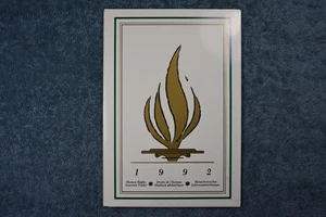 Carpeta de recuerdo de derechos humanos 1992 con estampillas MNH - Imagen 1 de 1