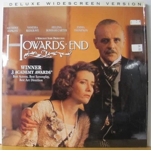 Laserdisc: Howard's End - Anthony Hopkins - NOT DVD! NOT BLU-RAY! - Picture 1 of 2