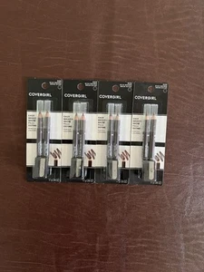 (4) Covergirl Easy Breezy Brow Fill + Define Pencils #505 Rich Brown NEW - Picture 1 of 2