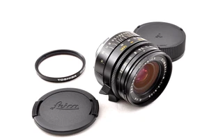 Leica Elmarit-M 28mm F2.8 E46 4th Black Lens #11809 Leica M with Filter - Picture 1 of 17