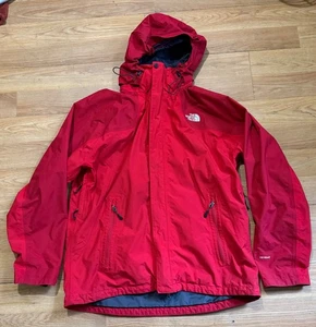 Giacca North Face Hyvent Uomo Xl Rosso Cappuccio Rimovibile Sci - Foto 1 di 8