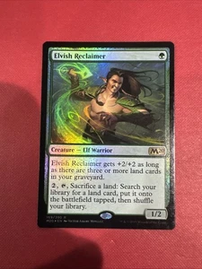Elvish Reclaimer FOIL Mtg M20 Core Nm quasi come nuovo - Foto 1 di 2