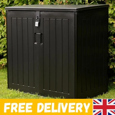 Durable 775L Polypropylene Outdoor Box - Secure Storage for Garden Tools & Bins - Image 1 of 4