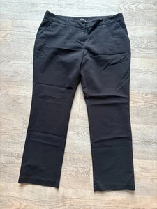 Pantalones de vestir para mujer talla 14 Apt 9 The Torie pantalones rectos de carrera negros - Imagen 1 de 8