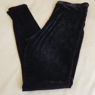 Leggings Banana Republic de terciopelo negro Foto 1 de 4