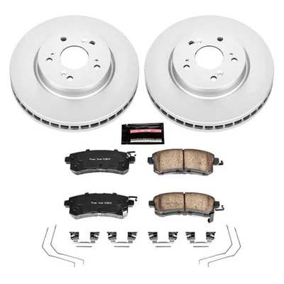 PowerStop CRK5432 Brake Kit For Honda Accord Crosstour 2011 Front - Imagem 1 de 4
