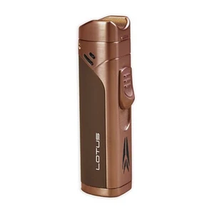 Lotus Lighter Monarch L7240 Quad Torch Flame w/ Cigar Punch Copper - Picture 1 of 1
