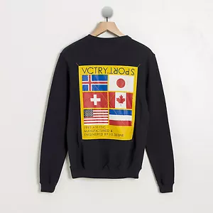 10 BANDERAS DE VCTRY PROFUNDAS DE NYC AZUL MARINO EQUIPO DE JUEGOS DEPORTIVOS PARA HOMBRE ROPA DE CALLE MODA M L XL - Imagen 1 de 2
