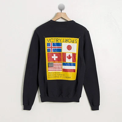 10 DEEP NYC NAVY VCTRY FLAGS EQUIPE DE JOGOS ESPORTIVOS STREETWEAR MASCULINO MODA M G XL - Imagem 1 de 2