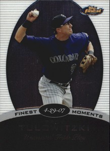2008 Finest Finest Moments #TT Troy Tulowitzki 