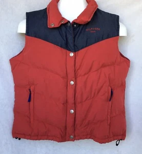 Tommy Hilfiger Jeans Goose Down Puffer Vest Full Zip Womens Medium - Picture 1 of 12