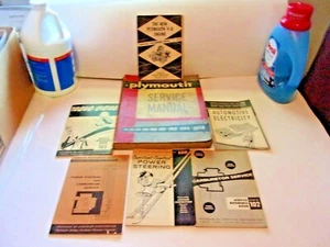7 VINTAGE 1940'S AND 1950'S PLYMOUTH/CHRYSLER SERVICE/SHOP MANUALS - Bild 1 von 7