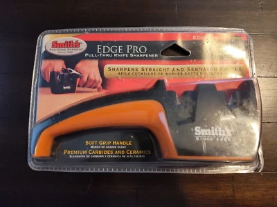 Afilador de cuchillos Smith's Edge Pro Pull Thru para cuchillos rectos o dentados-50090 Foto 1 de 3
