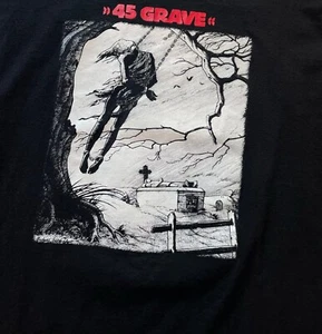 Popular 45 Grave Black Unisex Gift For All Cotton Size S 234XL TShirt HNG239 - Picture 1 of 3