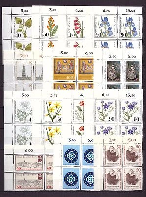 U0092) BERLIN 31 DIFFERENT BLOCKS OF FOUR MNH ALL CORNER MARGIN, 3 PICTURES 4569 - Image 1 of 3