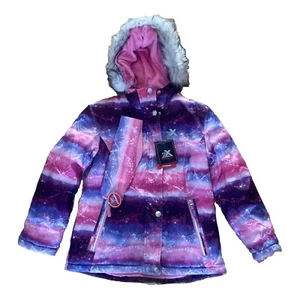 NEW $149 Zero Xposure Winter Coat Jacket Girls Medium 10 12 Crystal Pink Purple - Picture 1 of 11