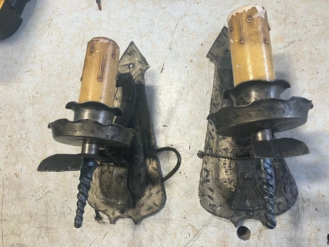 WALL SCONCES: Mission, Arts Crafts, Spanish Revival, Tudor, Gothic Cover