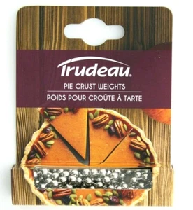Trudeau Pie Crust Weights, Stainless Steel Baking Beads for Pie Crusts, Silver - Picture 1 of 2