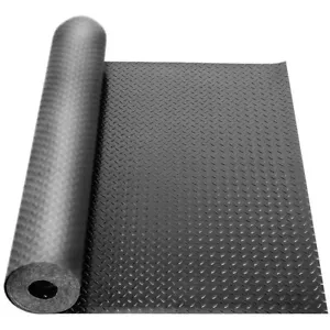 Heavy Duty 3mm Checker Rubber Floor Garage Matting Industrial Work Gym Diamond - Picture 1 of 9