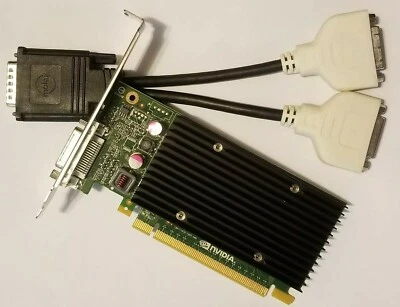 Dell Optiplex 3010 7010 9010 NVIDIA NVS 300 Dual DVI Monitor Video Graphics Card - Image 1 of 4