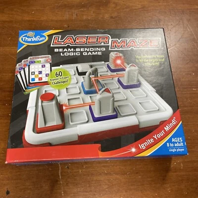Lazer Maze Beam-Bending Logic Game ThinkFun 2012 Complete - Image 1 of 4
