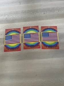 Patches Are For Everyone American Flag Embroidered Patch. Lot Of 3 - Picture 1 of 7