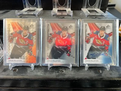 2019-20 SP Game Used CHL #6 Jakob Pelletier/10* /199 Autographs Moncton Wildcats - Image 1 of 4