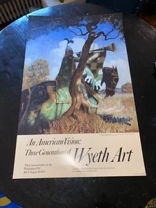 Original Andrew Wyeth 1987 1988 Brandywine River Museum Poster Exhibition - Picture 1 of 9
