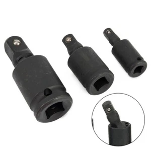 3pcs 1/4 3/8 1/2 Inch Drive Universal Joint Air Impact Socket Set with U Joint - Picture 1 of 19