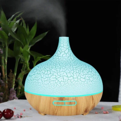 Aroma Diffuser 550ml Ultraschall Luftbefeuchter for Aromatherapie mit Timer Holz - Bild 1 von 4