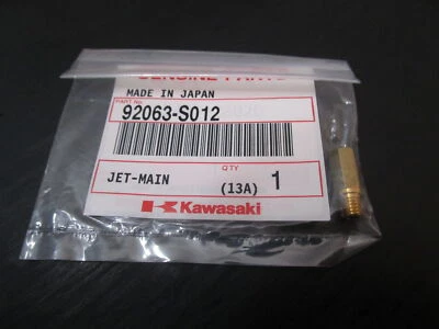 Carburador Kawasaki KLX400R 2003 chorro principal #142 parte # 92063-S012 Foto 1 de 2