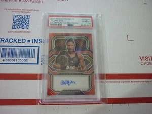 ZHANG WEILI 2021 Panini PRIZM UFC CHAMPION Signature Red Prizm 21/49 PSA 10 - Picture 1 of 5