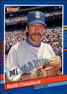1991 Donruss #246 Keith Comstock Pitcher Seattle Mariners FREE shipping - Picture 1 of 2