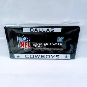 NFL Dallas Cowboys Chrome Metal License Plate Frame - Picture 1 of 2