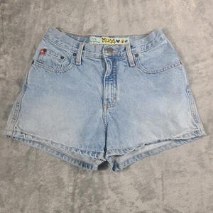 Mudd Shorts Women’s Size 3 Mid Rise Light Wash Denim Vintage Y2K - Picture 1 of 12
