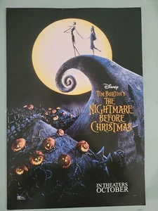 NIGHTMARE BEFORE CHRISTMAS / AGATHA 13"x19" ORIGINAL PROMO POSTER UNUSED ROLLED - Picture 1 of 2