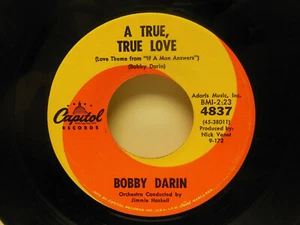 Bobby Darin: If A Man Answers / True, True Love, 45 RPM VG+ - Picture 1 of 2