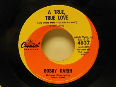 Bobby Darin: If A Man Answers / True, True Love, 45 RPM VG+ - Image 1 of 2