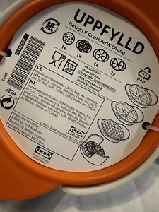 IKEA Uppfydll Tritatutto Alimenti Frutta Verdura Affettatrice 4 Taglierine Nuovo in Confezione - Foto 1 di 6