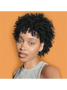 Short Synthetic Wig Afro Faux Dreads Wig Heat Resistant Short Braided Wigs - Picture 1 of 14