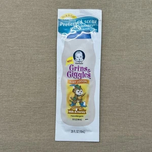 Gerber Grins & Giggles lozione per bambini fuori produzione ipoallergenico latte miele 0,35 oz - Foto 1 di 6