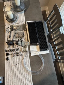 EKWB Water Cooling DIY Kit ASUS TUF RTX 3090 Block, CPU Water Block, Pump, Etc. - Picture 1 of 5