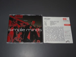 SIMPLE MINDS - GLITTERBALL / 1 TRACK PROMO-MAXI-CD 1998 (MINT-) & PROMO-SHEET - Bild 1 von 2