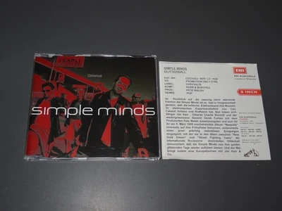 SIMPLE MINDS - GLITTERBALL / 1 TRACK PROMO-MAXI-CD 1998 (MINT-) & PROMO-SHEET - Bild 1 von 2