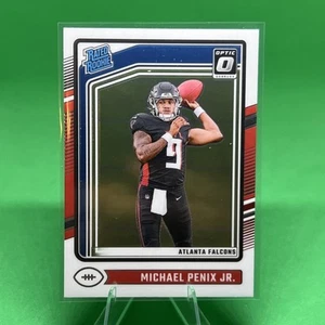 Michael Penix Jr. - 2024 Donruss Optic Base Rated Rookie (RC) #279 - Falcons - Picture 1 of 10